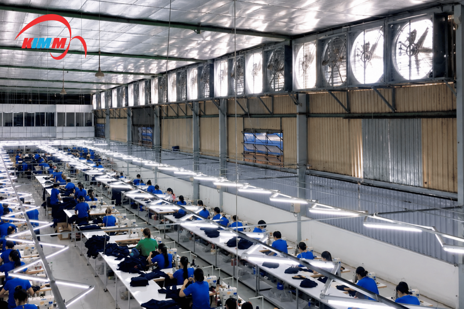 giải pháp hạ nhiệt nhà xưởng